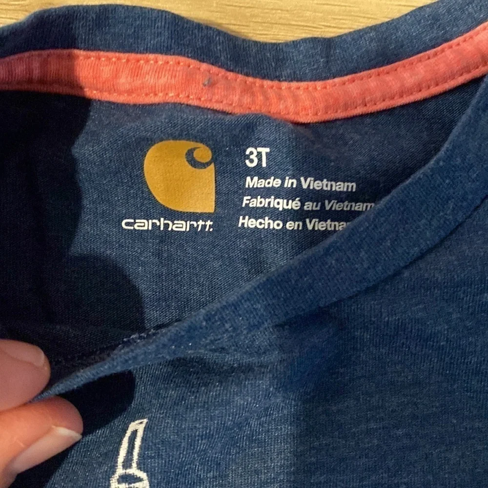Carhartt Blue Tractor Graphic Tee